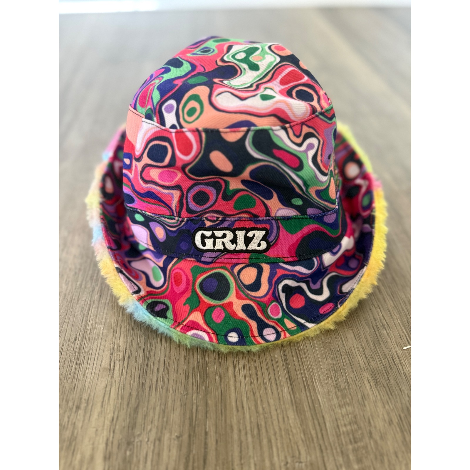 Rare Official Griz X Grassroots Reversible Brainfuzzy Cosmolava Bucket Hat